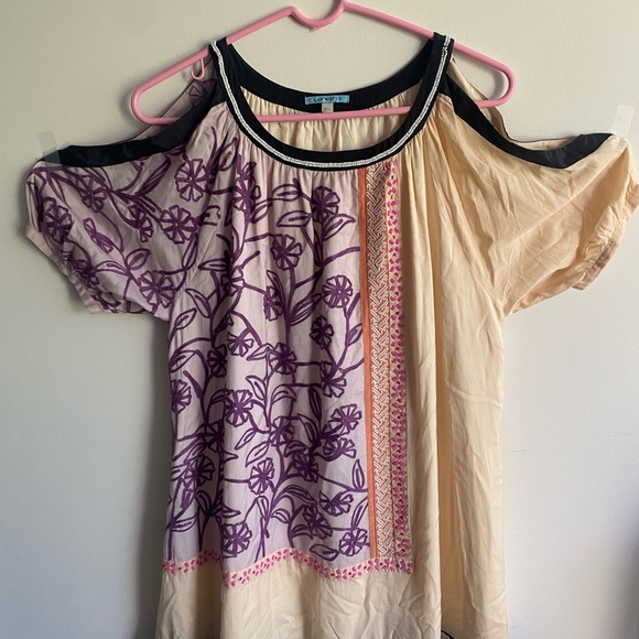 Leif notes from Anthropology NWOT size 8 stunning beading/ embroidery - Picture 1 of 11
